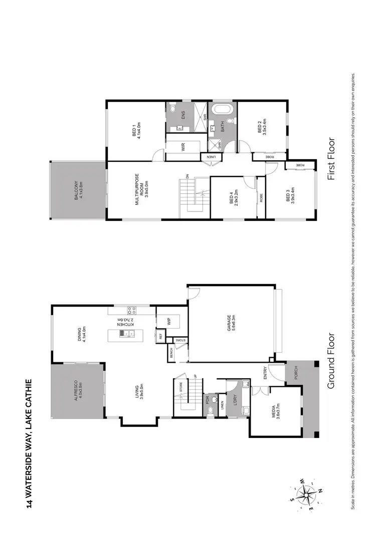 Floorplan of Homely house listing, 14 Waterside Way, Lake Cathie NSW 2445