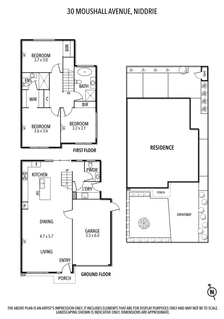 Floorplan of Homely house listing, 30 Moushall Avenue, Niddrie VIC 3042