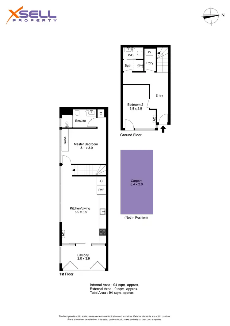 Floorplan of Homely apartment listing, 101/185 Morphett Street, Adelaide SA 5000