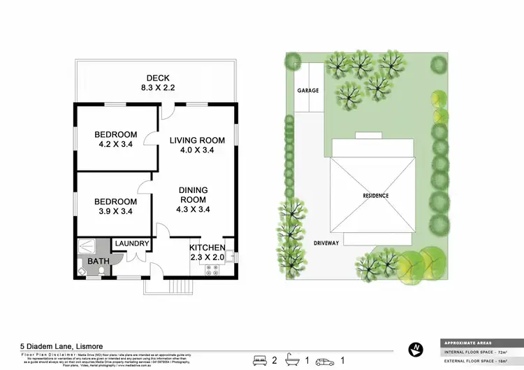 Floorplan of Homely house listing, 5 Diadem Lane, Lismore NSW 2480