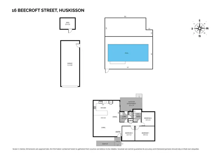 Floorplan of Homely house listing, 16 Beecroft Street, Huskisson NSW 2540