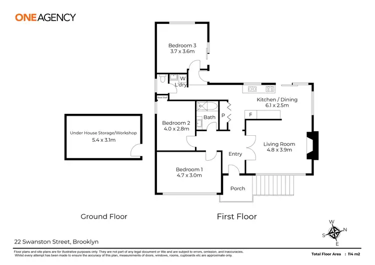 Floorplan of Homely house listing, 22 Swanston Street, Brooklyn TAS 7320