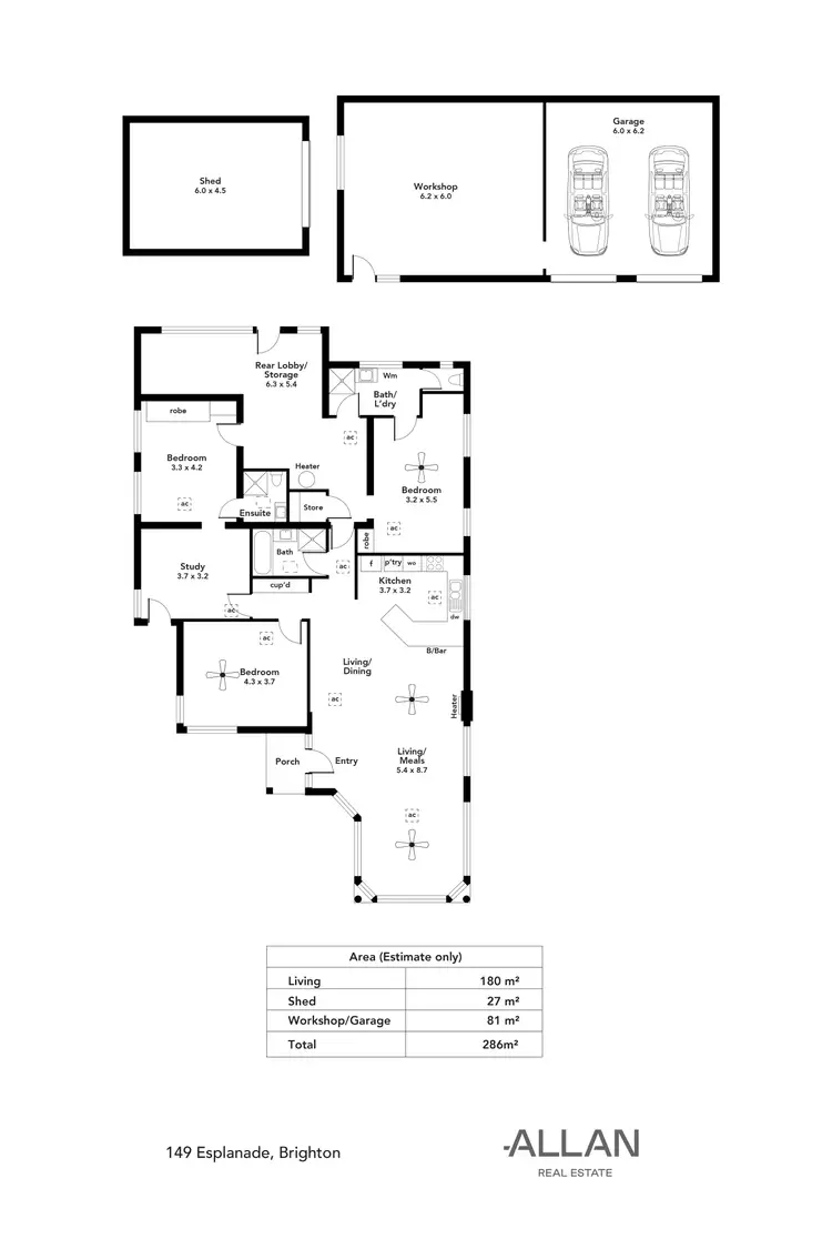 Floorplan of Homely house listing, 149 Esplanade, Brighton SA 5048
