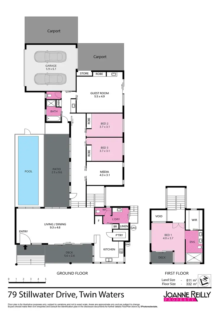 Floorplan of Homely house listing, 79 Stillwater Drive, Twin Waters QLD 4564