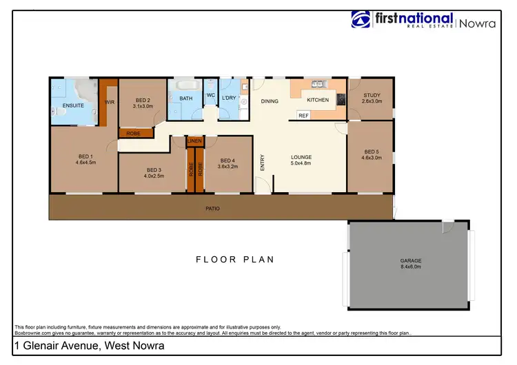 Floorplan of Homely house listing, 1 Glenair Avenue, West Nowra NSW 2541