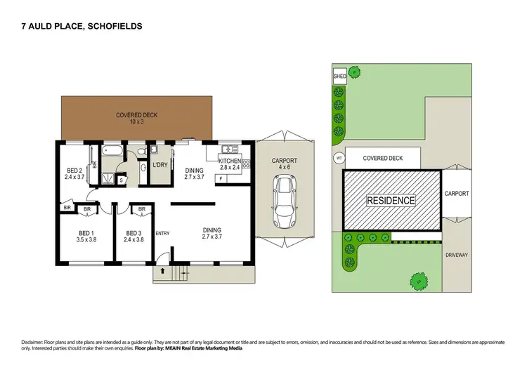Floorplan of Homely house listing, 7 Auld Place, Schofields NSW 2762