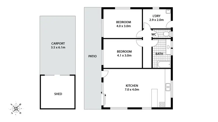 Floorplan of Homely rural property listing, 191 Arthur Road, Corndale NSW 2480