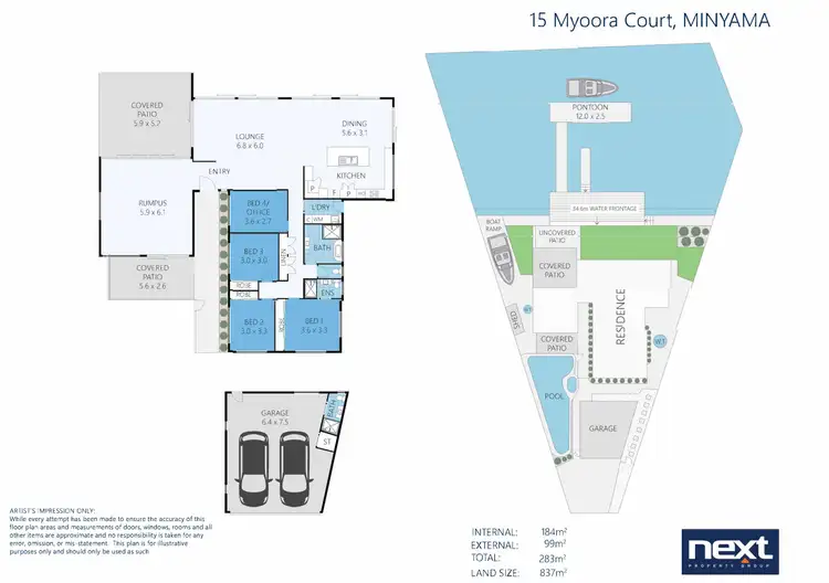 Floorplan of Homely house listing, 15 Myoora Court, Minyama QLD 4575