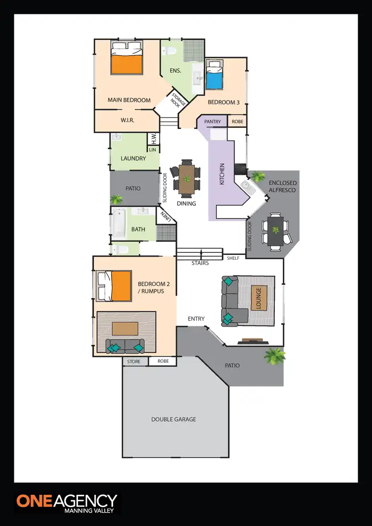 Floorplan of Homely rural property listing, 21 Sorrento Place, Taree NSW 2430