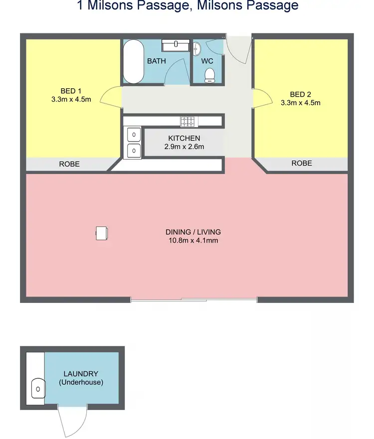 Floorplan of Homely house listing, 1 Milsons Passage, Milsons Passage NSW 2083