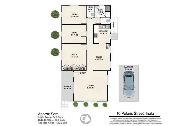 Floorplan of Homely house listing, 10 Polaris Street, Inala QLD 4077