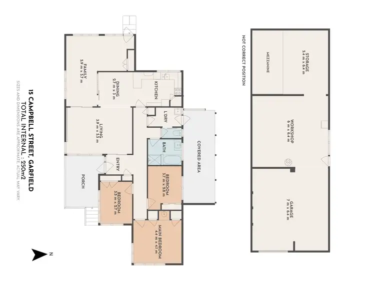 Floorplan of Homely house listing, 15 Campbell Street, Garfield VIC 3814