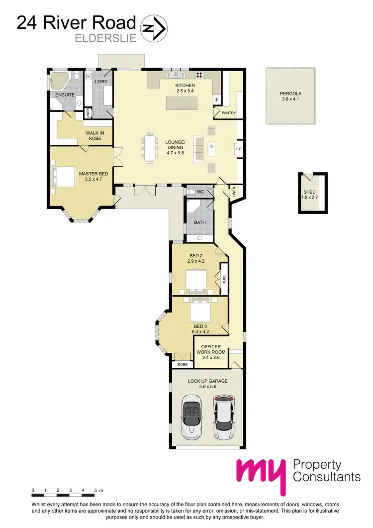 Floorplan of Homely house listing, 24 River Road, Elderslie NSW 2570
