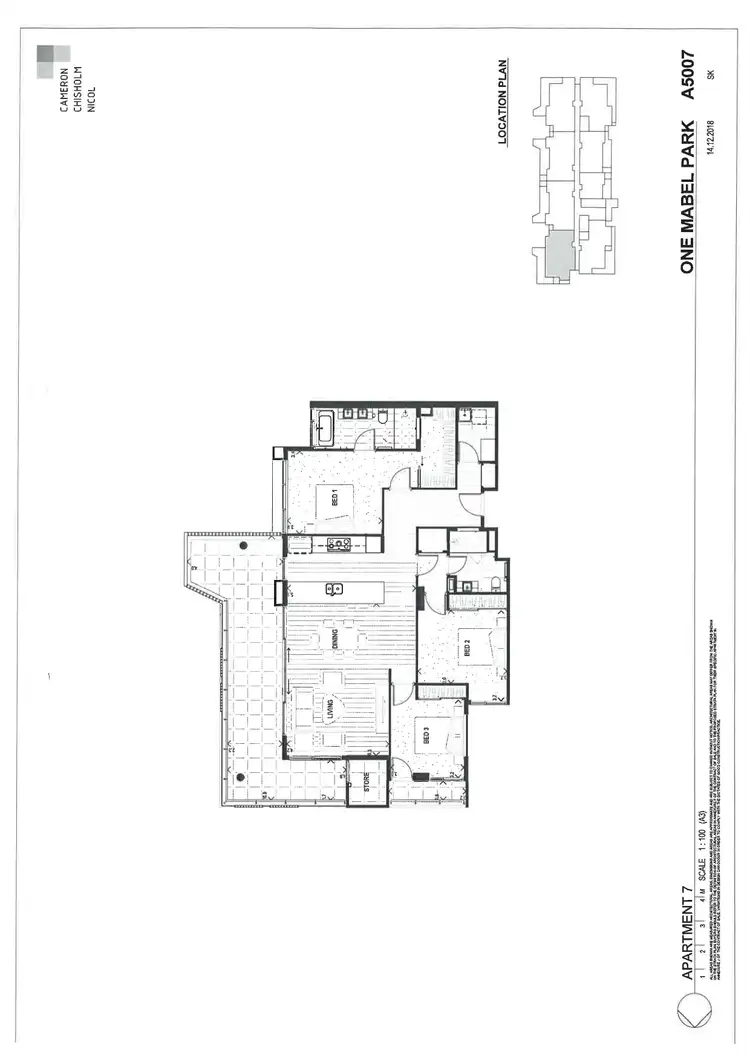 Floorplan of Homely apartment listing, 101/22 Pollen Grove, Jolimont WA 6014