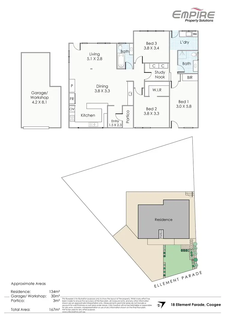 Floorplan of Homely house listing, 18 Ellement Parade, Coogee WA 6166