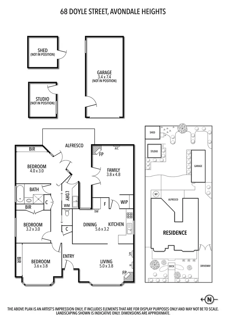Floorplan of Homely house listing, 68 Doyle Street, Avondale Heights VIC 3034
