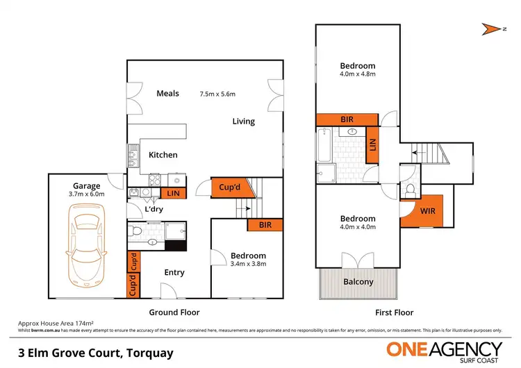 Floorplan of Homely house listing, 3 Elm Grove Court, Torquay VIC 3228