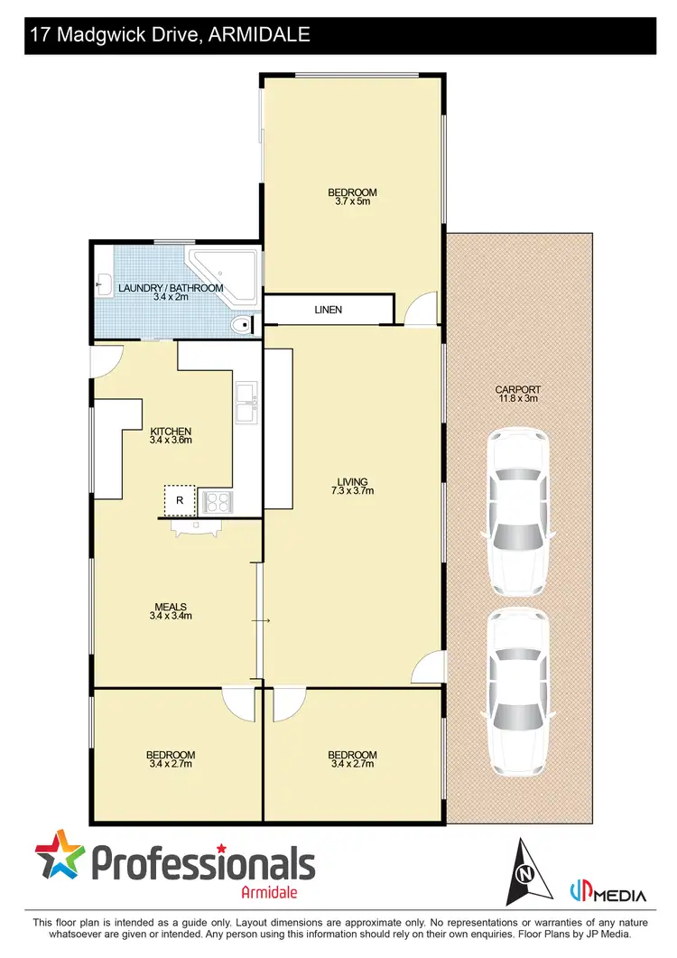 Floorplan of Homely house listing, 17 Madgwick Drive, Armidale NSW 2350