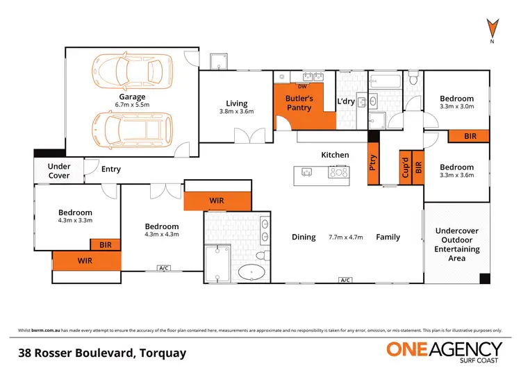 Floorplan of Homely house listing, 38 Rosser Blvd, Torquay VIC 3228