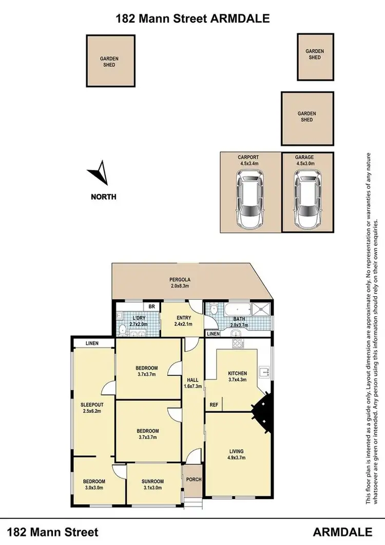 Floorplan of Homely house listing, 182 Mann Street, Armidale NSW 2350