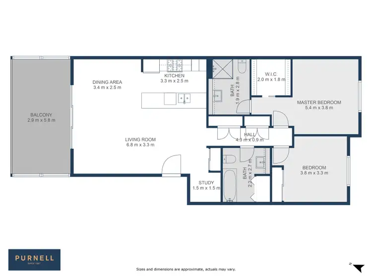 Floorplan of Homely apartment listing, 164/52 Eyre Street, Kingston ACT 2604