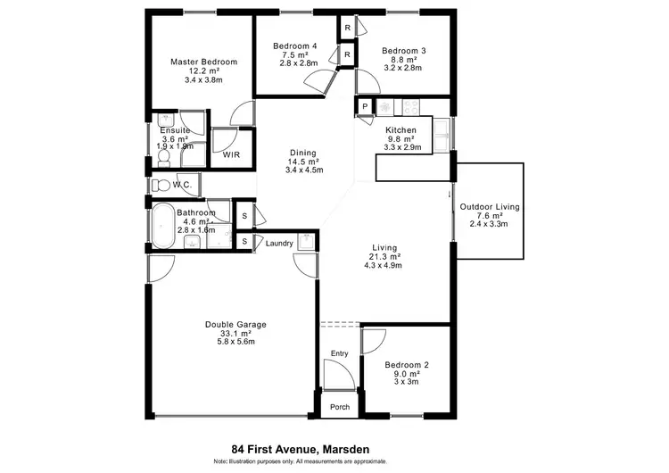 Floorplan of Homely house listing, 84 First Avenue, Marsden QLD 4132