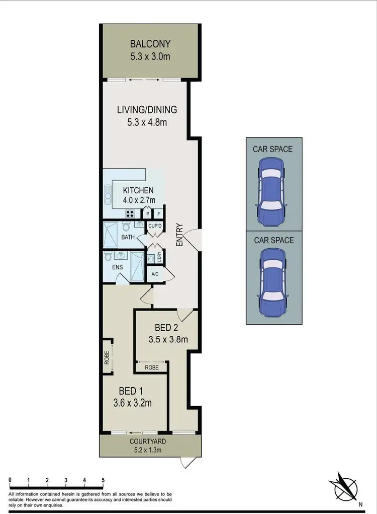 Floorplan of Homely apartment listing, 309/214-220 Coward Street, Mascot NSW 2020