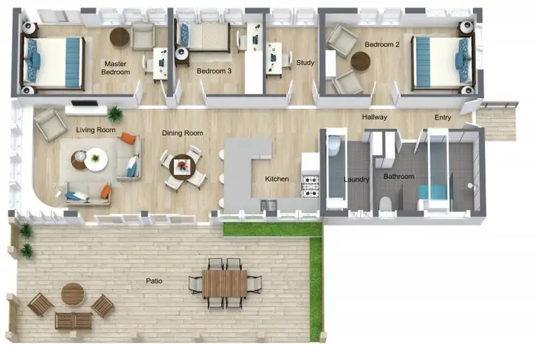 Floorplan of Homely house listing, 13 Mahogany Street, Holloways Beach QLD 4878