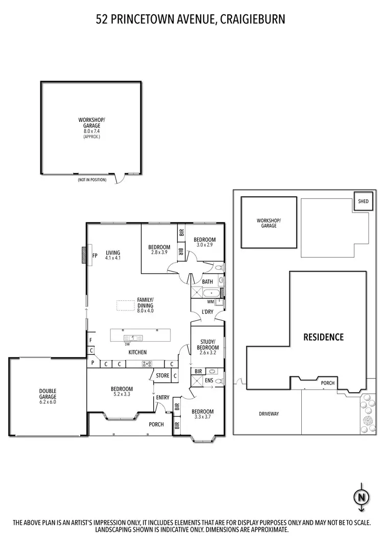 Floorplan of Homely house listing, 52 Princetown Avenue, Craigieburn VIC 3064
