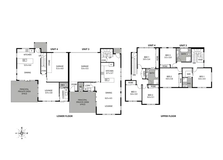Floorplan of Homely townhouse listing, 4/28 Girraween Avenue, Lake Illawarra NSW 2528