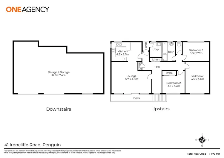 Floorplan of Homely house listing, 41 Ironcliffe Road, Penguin TAS 7316