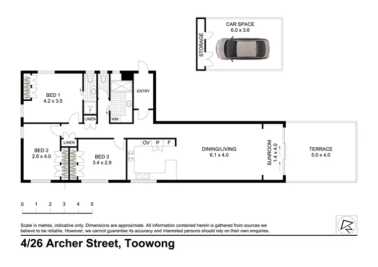 Floorplan of Homely apartment listing, 4/26 Archer Street, Toowong QLD 4066