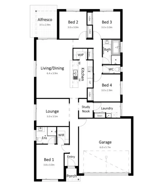 Floorplan of Homely house listing, Address available on request