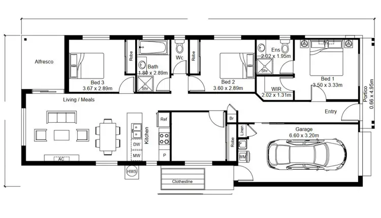 Floorplan of Homely house listing, Address available on request
