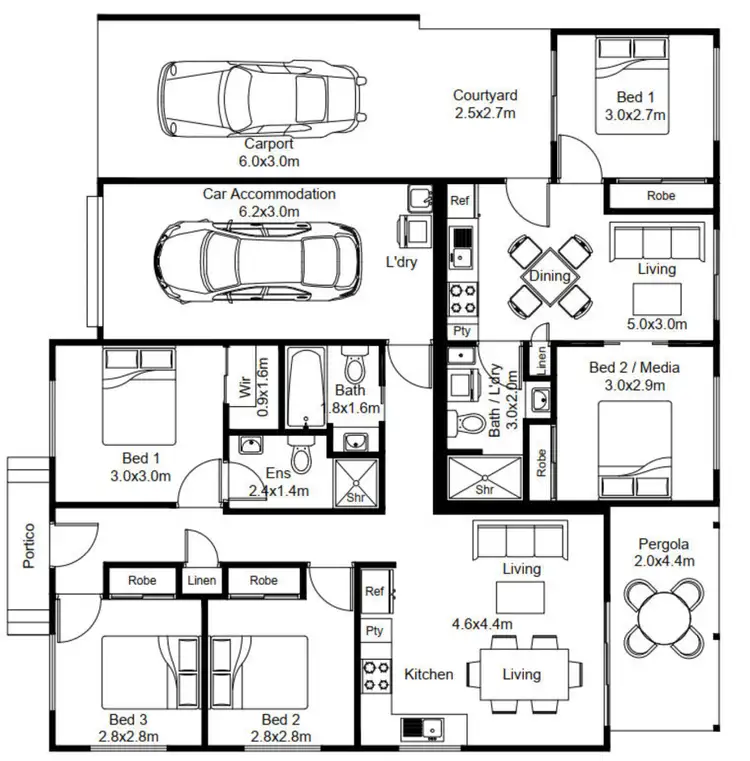 Floorplan of Homely house listing, Address available on request