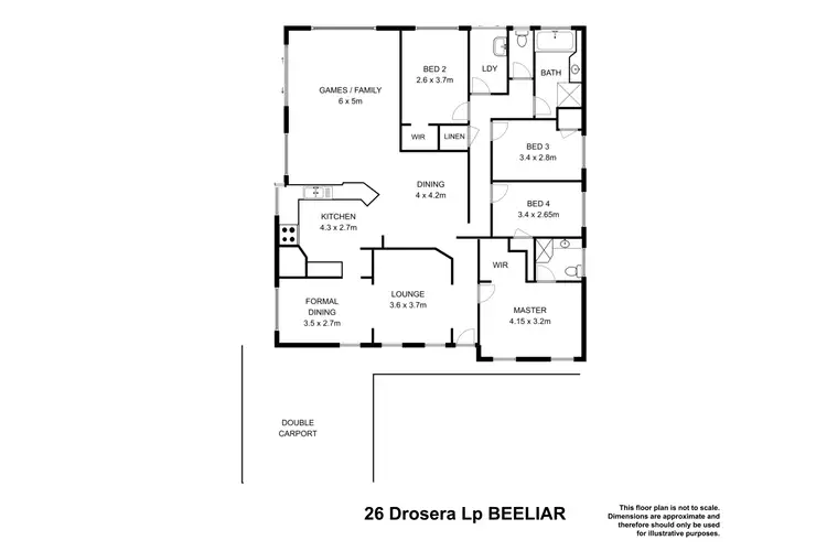 Floorplan of Homely house listing, 26 Drosera Loop, Beeliar WA 6164