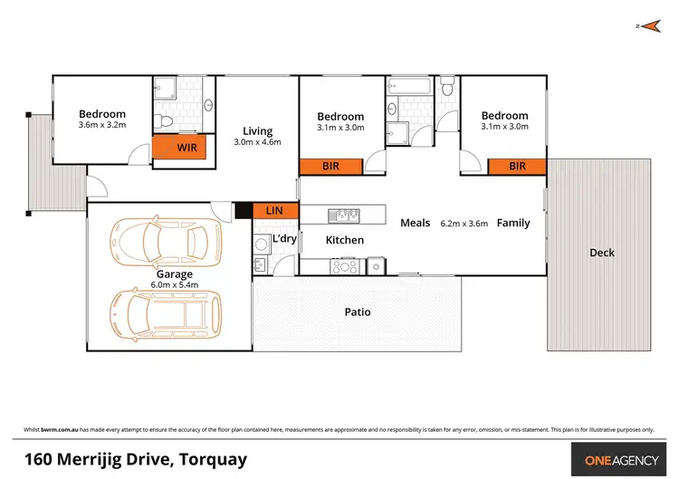 Floorplan of Homely house listing, 160 Merrijig Drive, Torquay VIC 3228