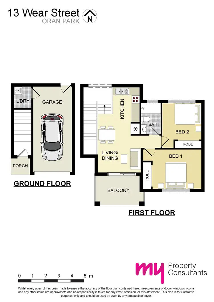 Floorplan of Homely house listing, 13 Wear Street, Oran Park NSW 2570