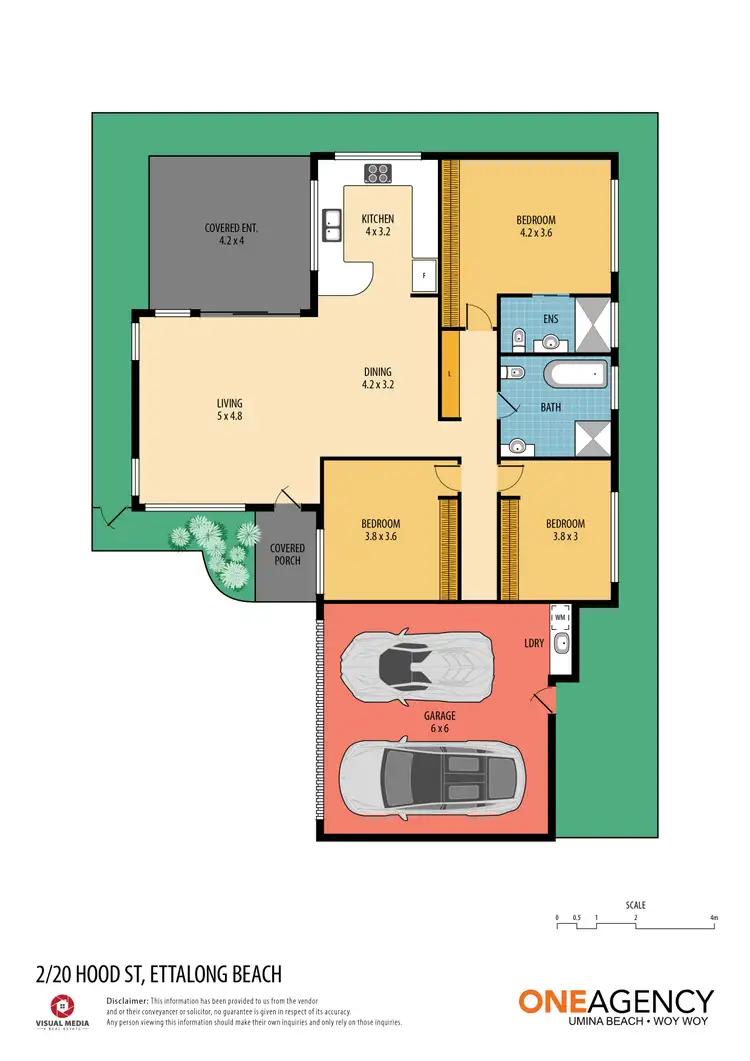 Floorplan of Homely villa listing, 2/20 Hood Street, Ettalong Beach NSW 2257