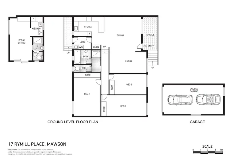 Floorplan of Homely townhouse listing, 17 Rymill Place, Mawson ACT 2607