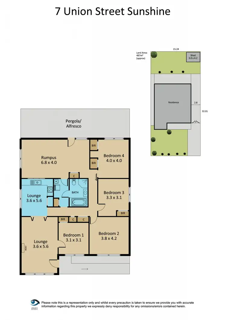 Floorplan of Homely house listing, 7 Union Street, Sunshine VIC 3020