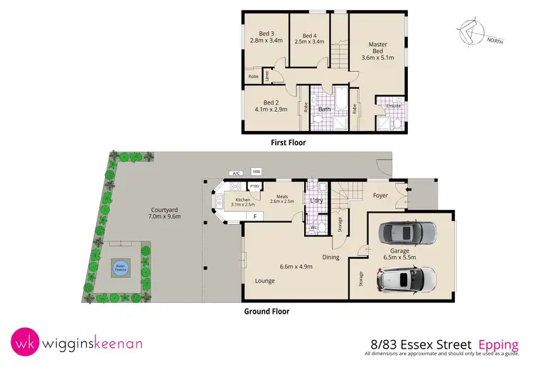 Floorplan of Homely townhouse listing, 8/83 Essex Street, Epping NSW 2121