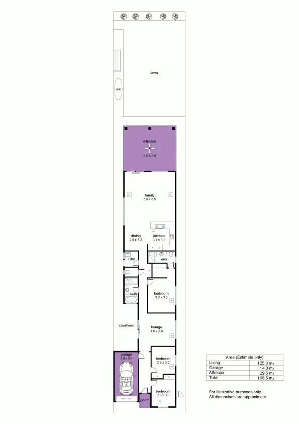 Floorplan of Homely house listing, 49a Nelson Street, South Plympton SA 5038