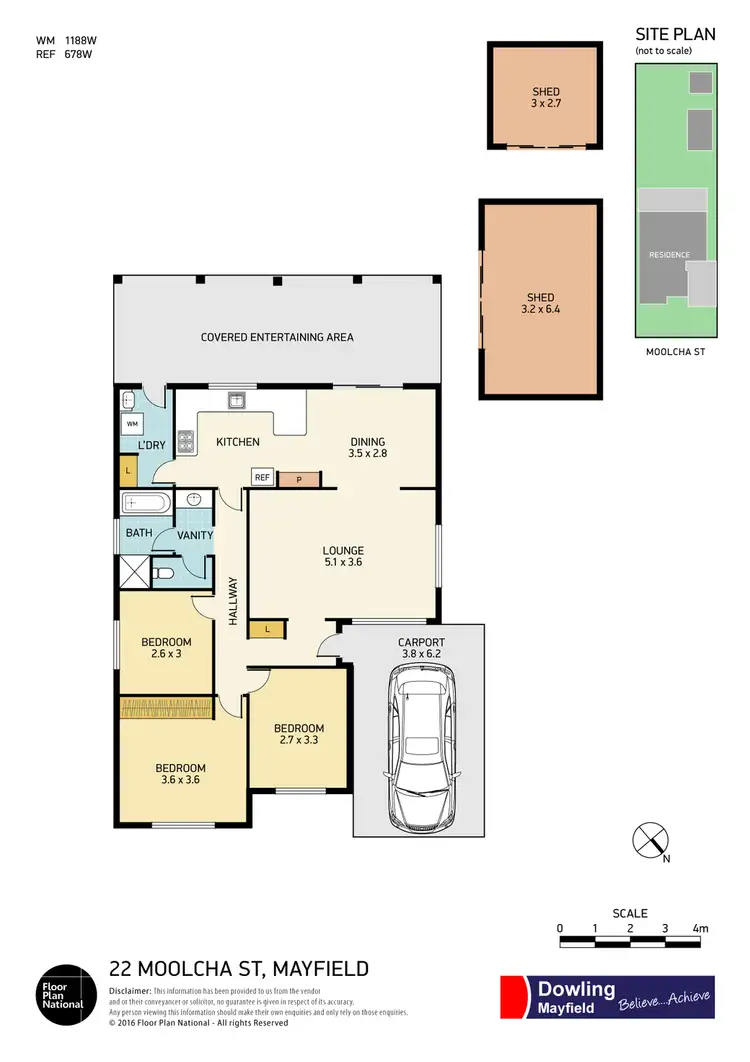 Floorplan of Homely house listing, 22 Moolcha Street, Mayfield NSW 2304