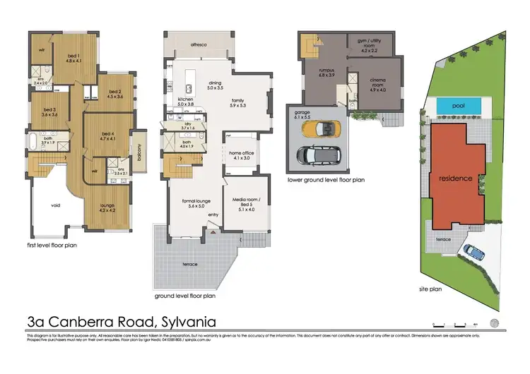 Floorplan of Homely house listing, 3A Canberra Road, Sylvania NSW 2224