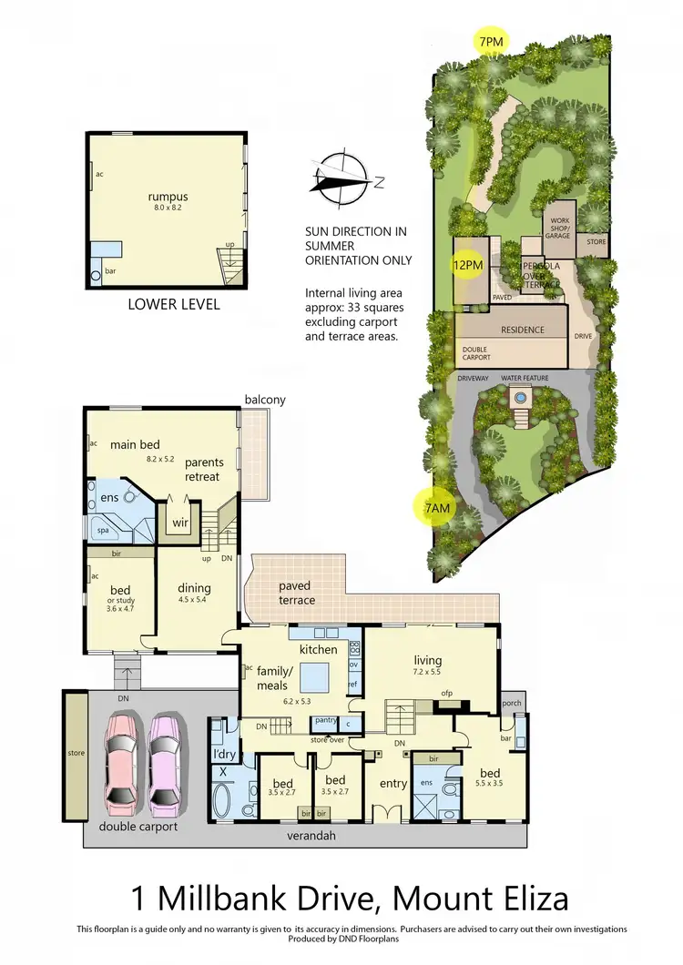 Floorplan of Homely house listing, 1 Millbank Drive, Mount Eliza VIC 3930