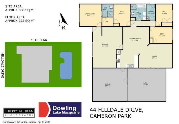 Floorplan of Homely house listing, 44 Hilldale Drive, Cameron Park NSW 2285