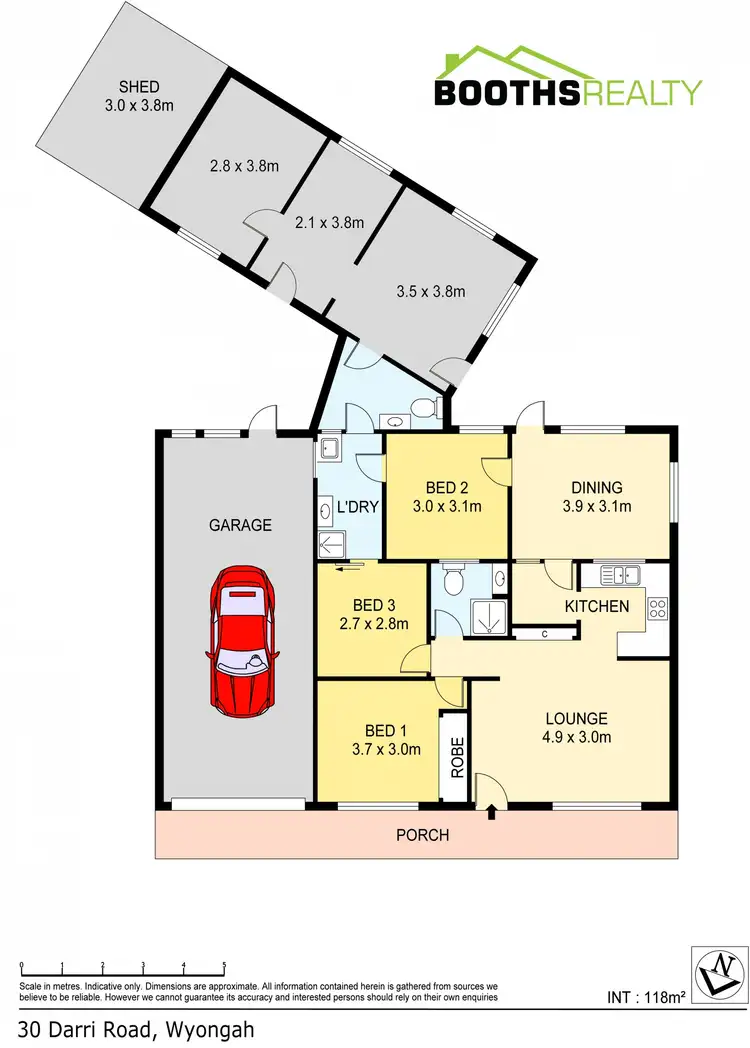 Floorplan of Homely house listing, 30 Darri Road, Wyongah NSW 2259