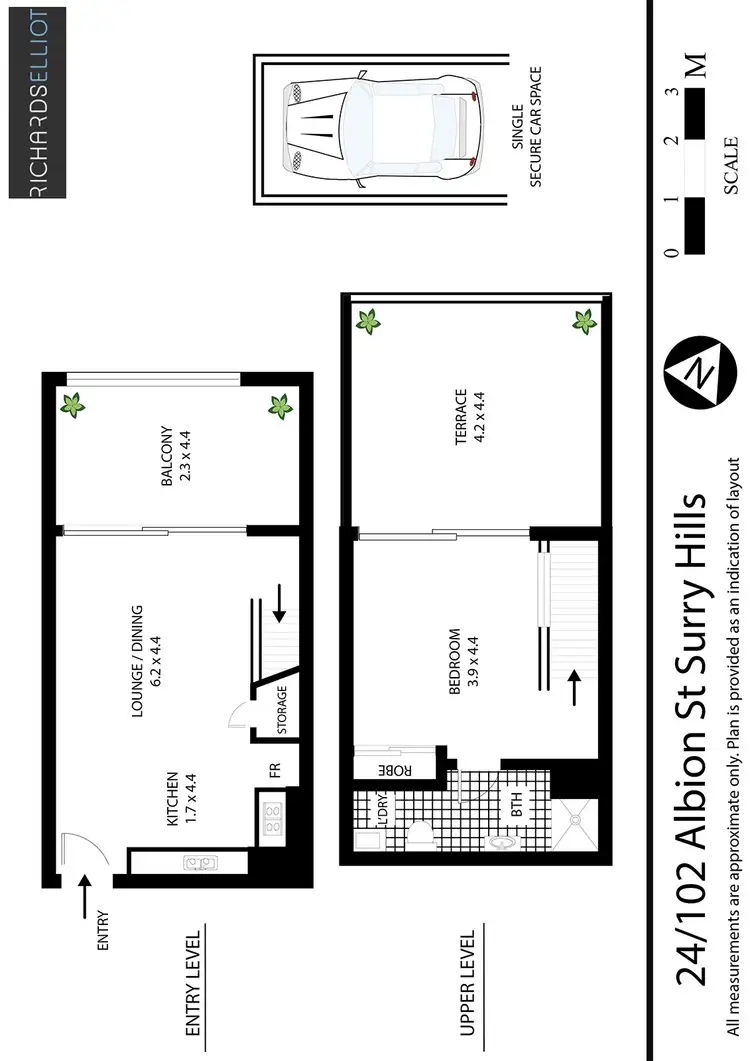 Floorplan of Homely apartment listing, 24/102 Albion Street, Surry Hills NSW 2010
