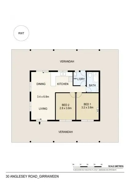 Floorplan of Homely house listing, 30 Anglesey Road, Girraween NT 836